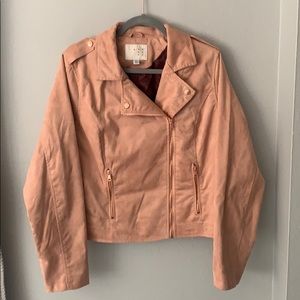 A New Day faux suede blush jacket xxl